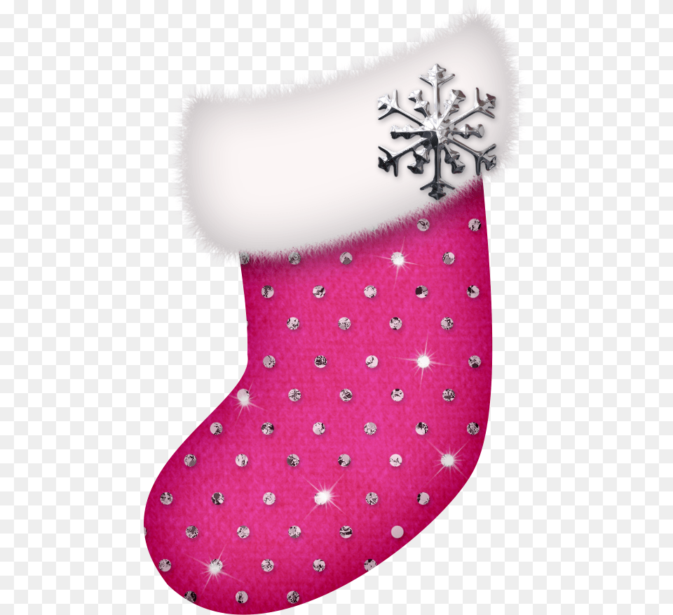 Pink Christmas Artwork Clipart Pink Christmas Stocking, Christmas Decorations, Clothing, Festival, Gift Free Png