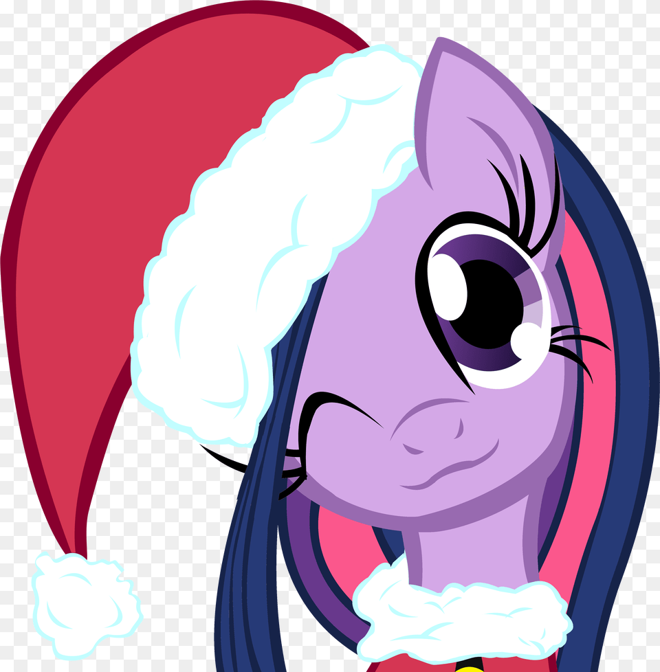 Pink Christmas Hat Picture My Little Pony Friendship, Publication, Book, Comics, Person Png Image