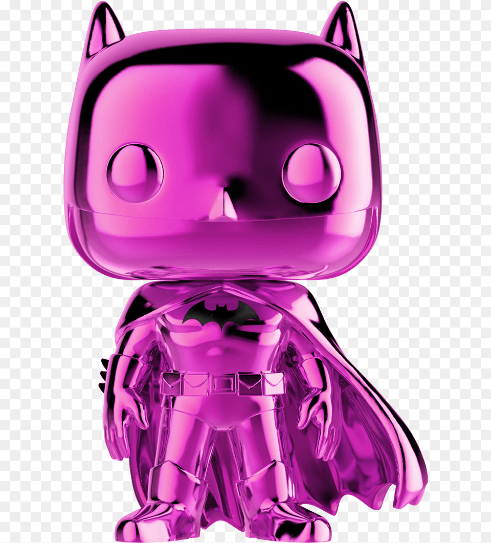 Pink Chrome Batman, Purple, Robot, Adult, Female Free Png Download