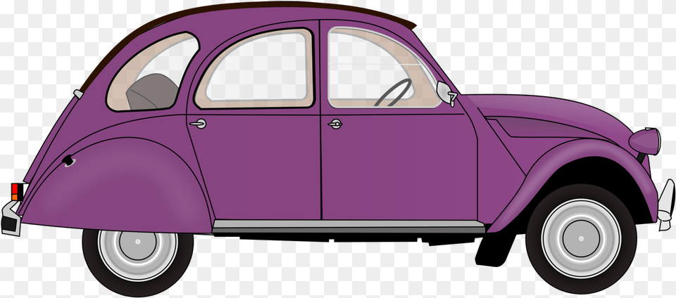 Pink Classic Car City Clipart Car Clipart, Purple, Transportation, Vehicle, Sedan Free Png Download