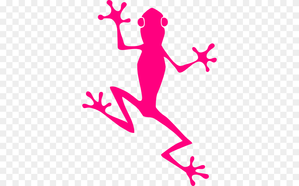Pink Climbing Frog Clip Art, Animal, Gecko, Lizard, Reptile Png
