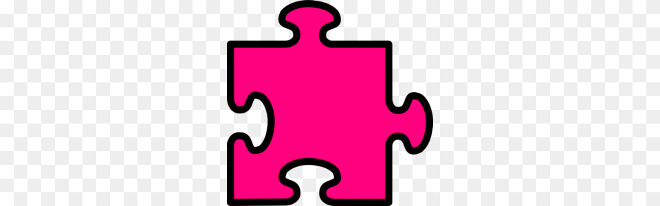 Pink Clip Art, Game, Jigsaw Puzzle Free Png