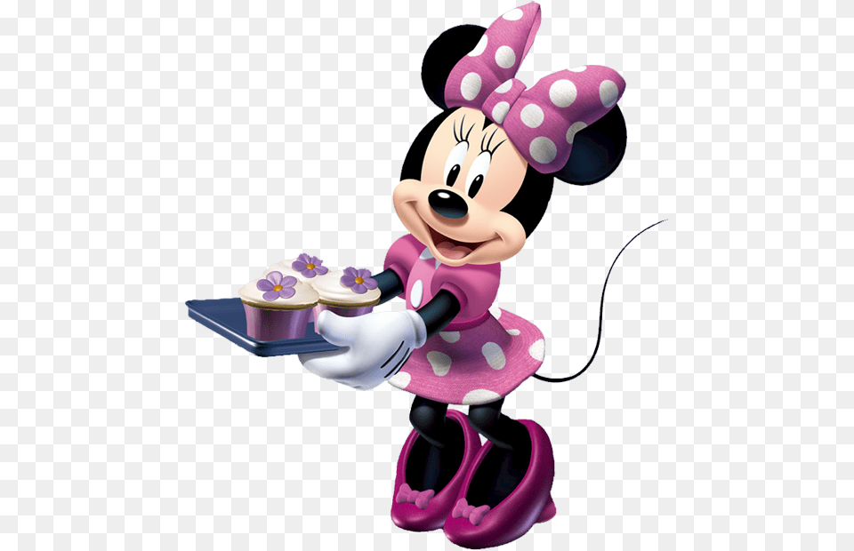 Pink Clip Art Clipart Minnie Cooking, Cartoon, Figurine, Baby, Person Free Png