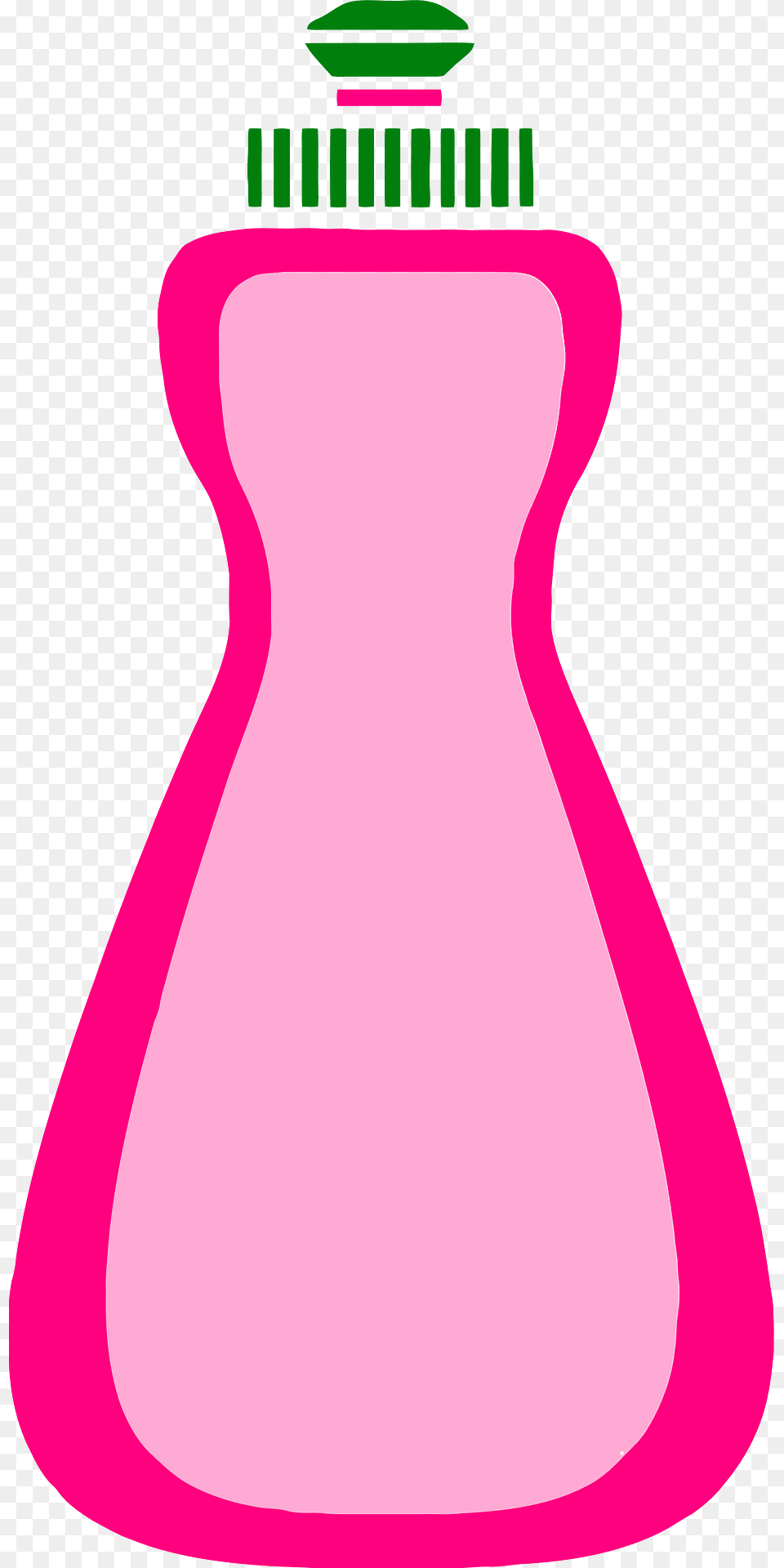 Pink Clipart, Bottle, Water Bottle, Brush, Device Free Png