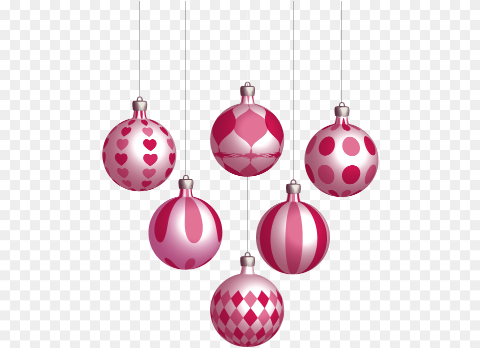 Pink Clipart Balls Christmas Balls Vectors Accessories, Earring, Jewelry Free Png