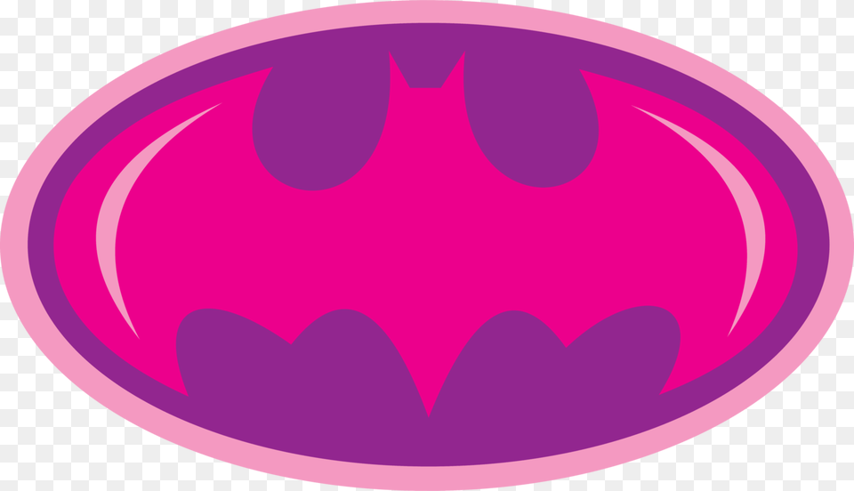 Pink Clipart Batgirl Logo Batman Rosa Full Size Circle, Symbol, Leaf, Plant, Batman Logo Png