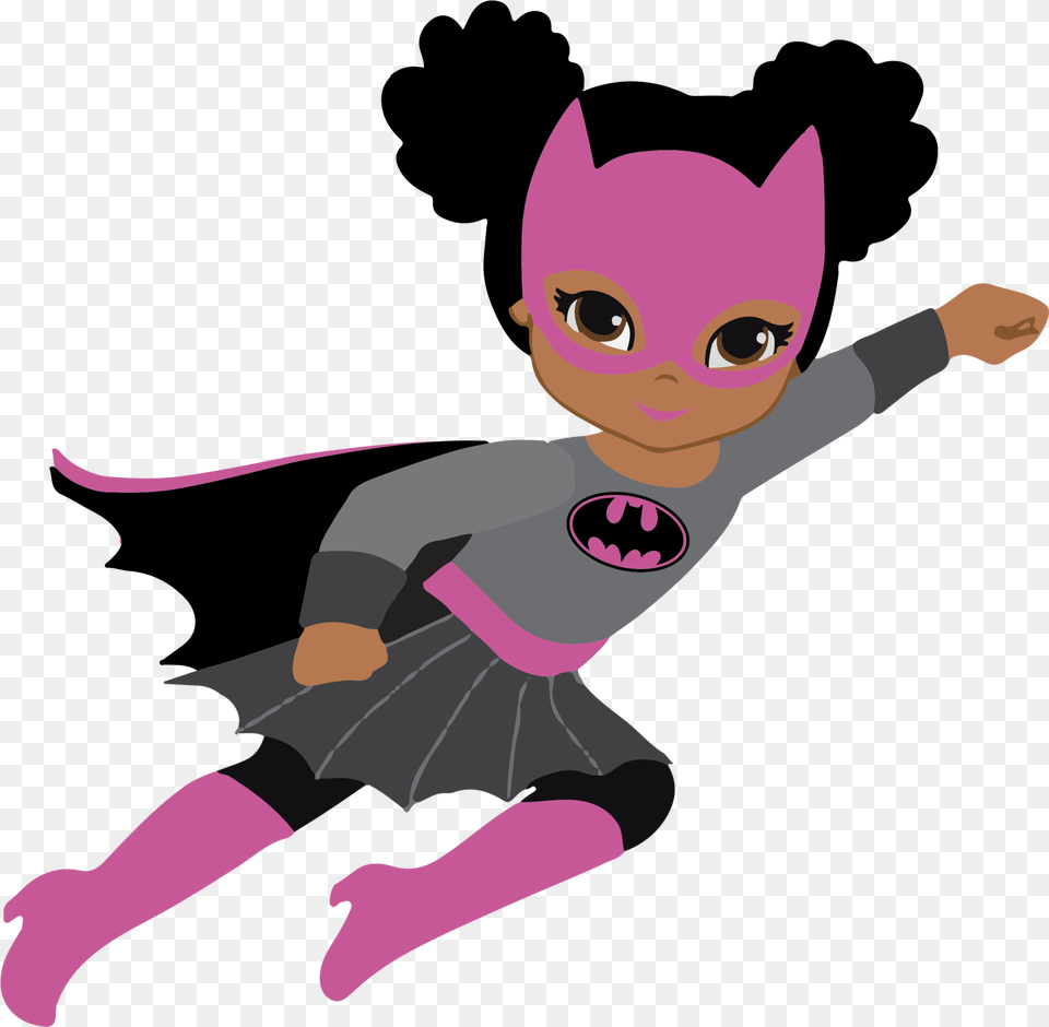 Pink Clipart Batgirl Picture Pink Batgirl Clipart, Purple, Baby, Person, Book Free Png