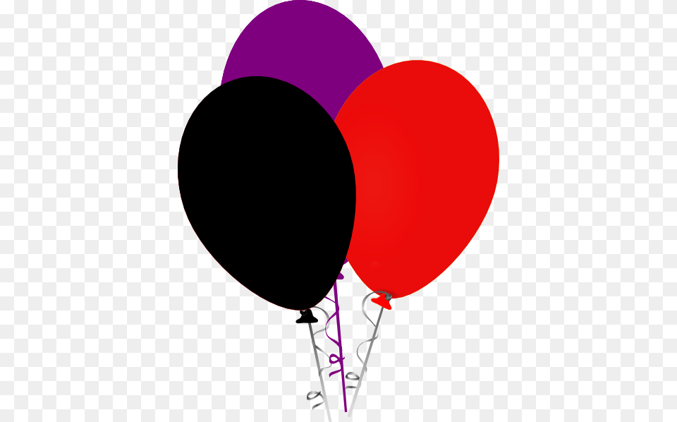 Pink Clipart Black Balloon Png