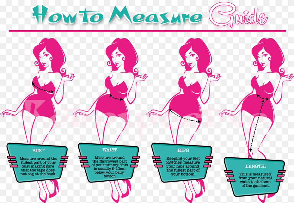 Pink Clipart Measuring Tape Illustration, Advertisement, Poster, Adult, Person Free Png Download