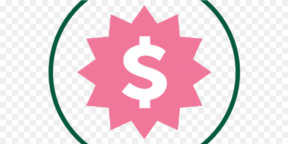 Pink Clipart Money New Green Icon Download Full Transparent Money Clipart Pink, Symbol, Logo Free Png