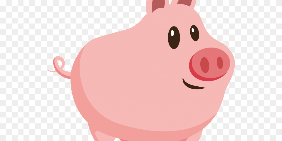 Pink Clipart Pigs Pig Cartoon, Baby, Person, Animal, Mammal Free Png