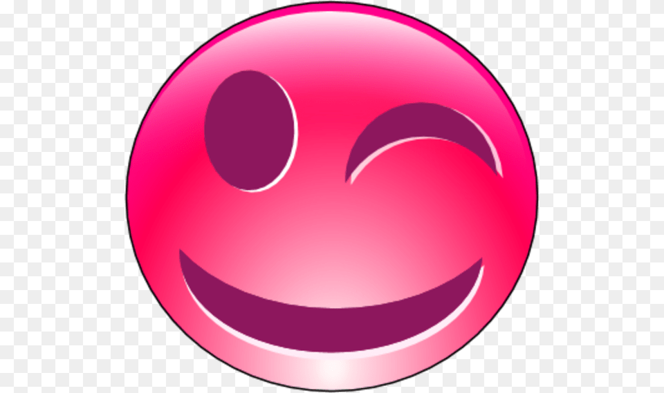 Pink Clipart Smiley Face Face, Sphere, Astronomy, Moon, Nature Free Png Download