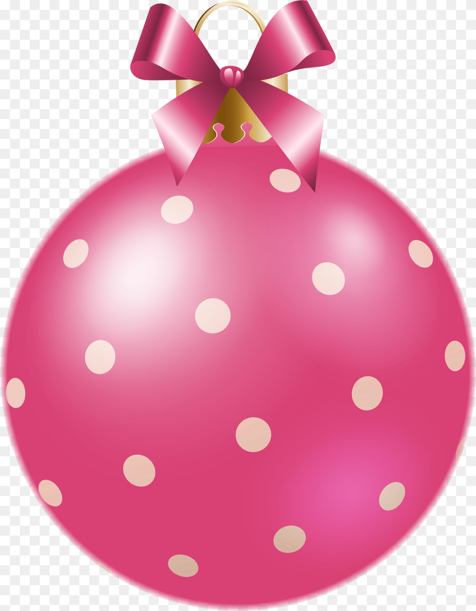 Pink Clipart Xmas Pink Christmas Ornament Clip Art, Pattern, Astronomy, Moon, Nature Free Transparent Png