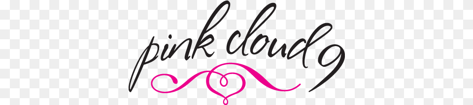 Pink Cloud 9 Wedding Coordinator Collective Logofind Dazzle, Text, Handwriting Png Image