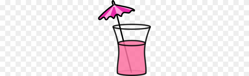 Pink Cocktail Clip Art, Canopy, Umbrella Png Image