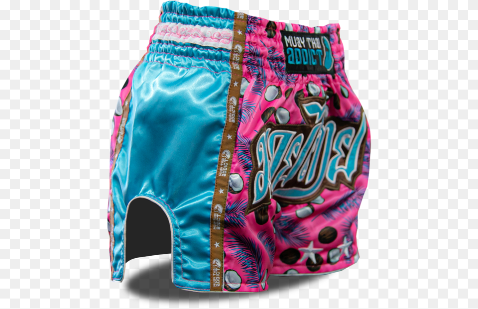 Pink Coconut Muay Thai Shorts, Clothing, Swimming Trunks Png