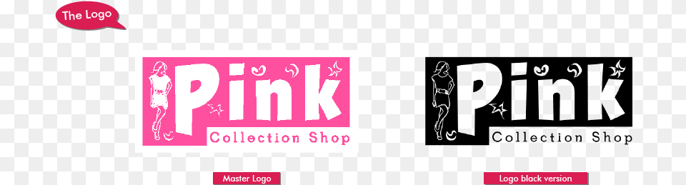 Pink Collection Logo, Advertisement, Poster, Person, Sticker Png
