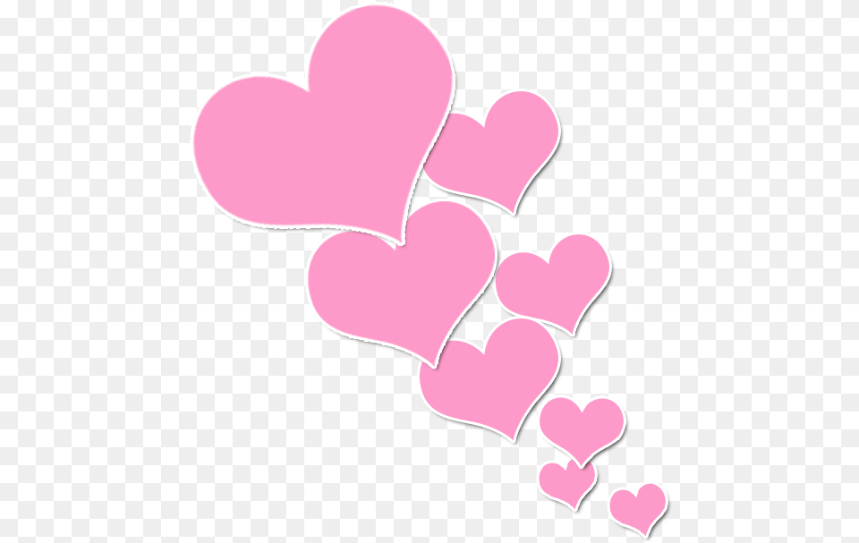 Pink Color Heart Clip Art Clipart Pink Heart Transparent Background, Flower, Petal, Plant, Smoke Pipe Free Png