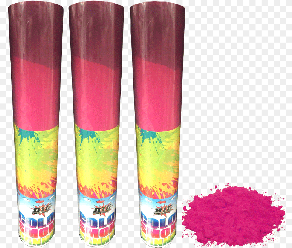 Pink Color Smoke Cannon 30 Pcs Images Purple, Can, Tin Free Png