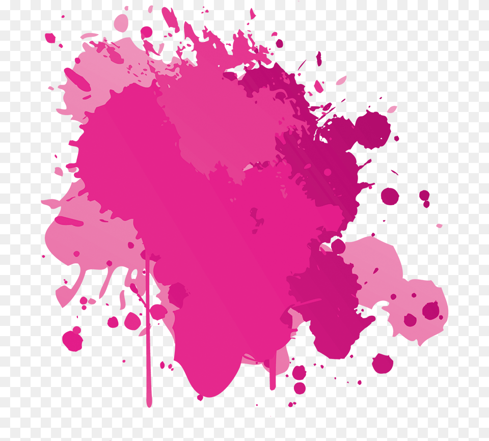 Pink Color Splash Red Paint Splatter, Art, Graphics, Purple, Stain Png Image