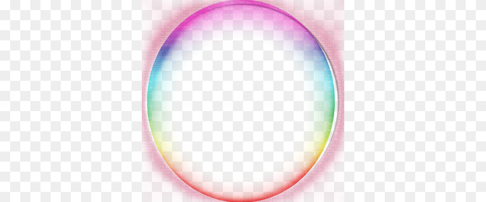 Pink Colorful Circle Frame Picmix, Sphere, Disk, Art, Pattern Free Png Download