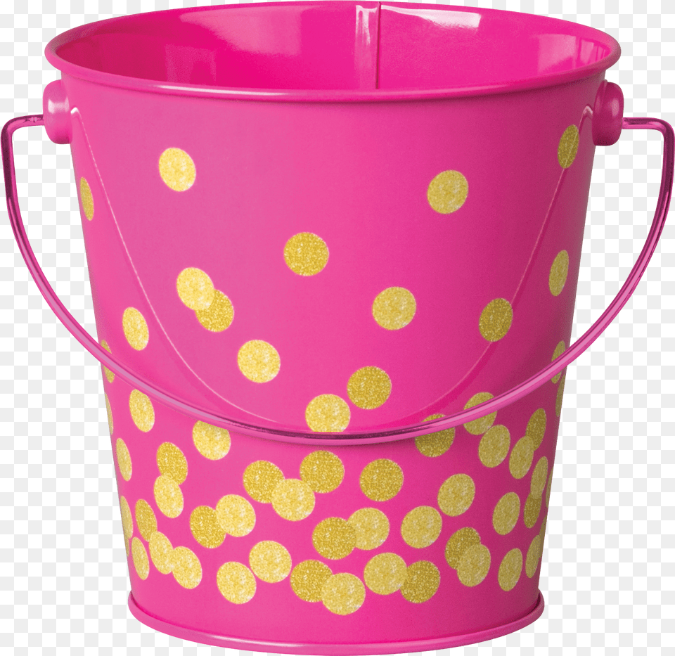 Pink Confetti Bucket Teacher Created Resources Bucket Tcr Png