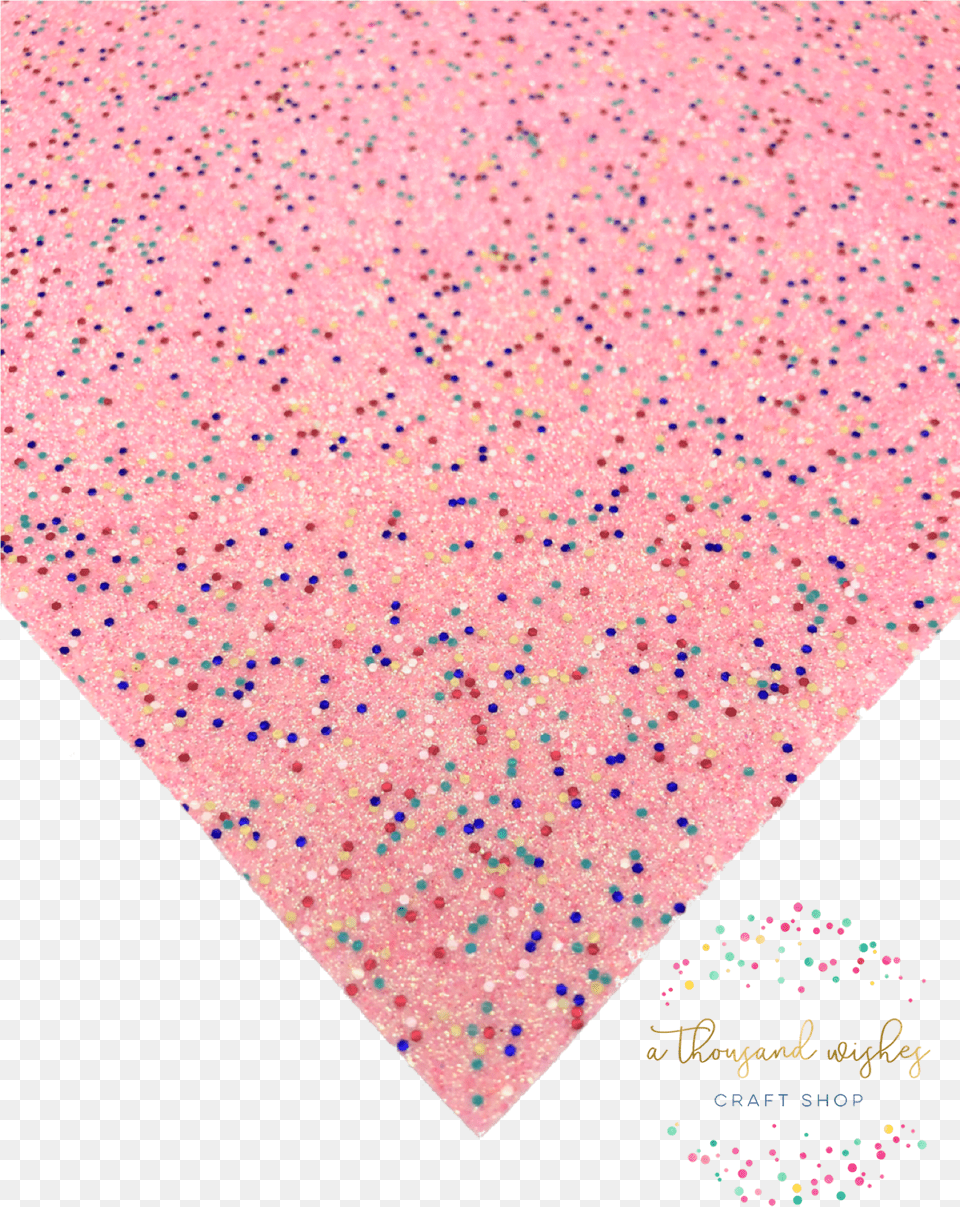 Pink Confetti Fine Glitter Canvas Art Png