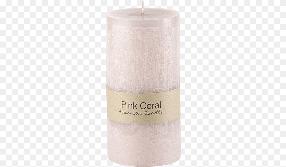 Pink Coral Pillar Candle By Bd Edition I Unity Candle, Bottle, Shaker Free Png