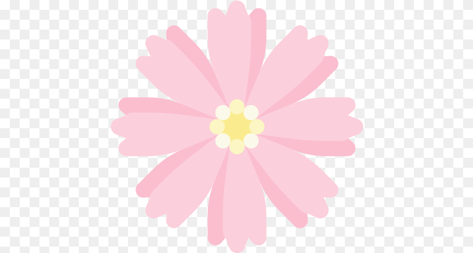 Pink Cosmos Vector Icons Designed By Freepik Flower Girly, Daisy, Petal, Plant, Dahlia Png Image
