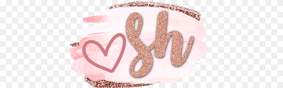 Pink Cricut Heart, Text Free Transparent Png