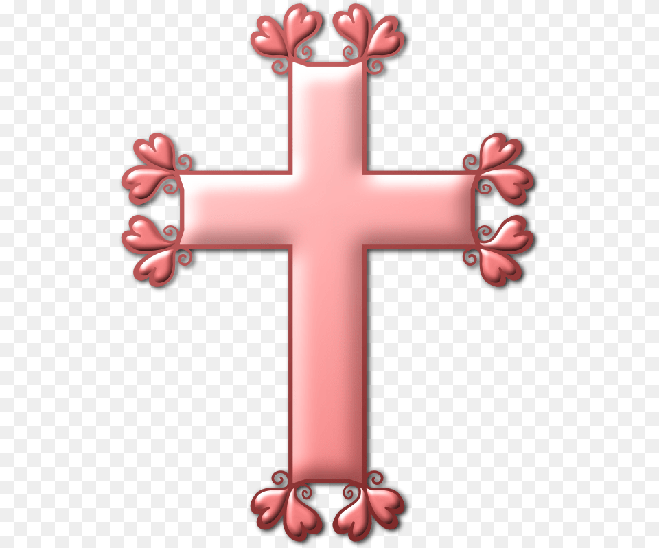 Pink Cross, Symbol Free Transparent Png