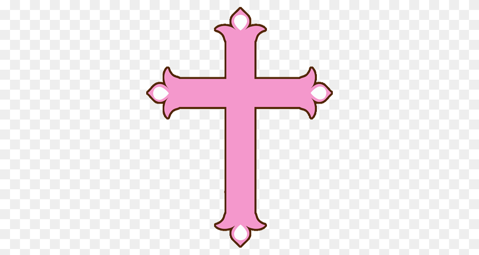 Pink Cross Clip Art, Symbol Free Png