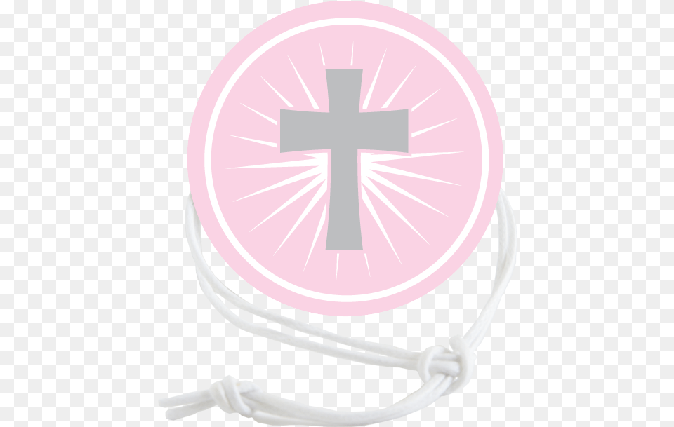 Pink Cross Napkin Knot Product Image Cross, Symbol, Smoke Pipe Free Transparent Png