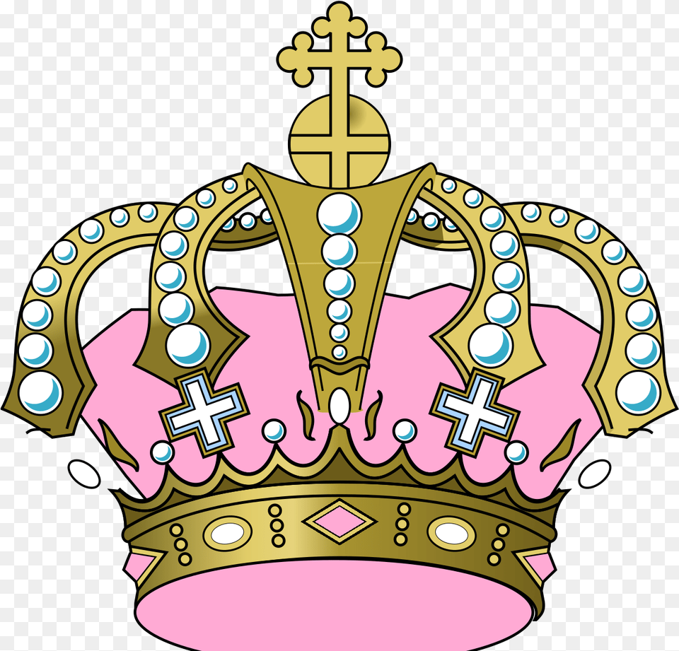 Pink Crown Clipart Svg Vector Queen Band Logo Crown, Accessories, Jewelry Free Png Download