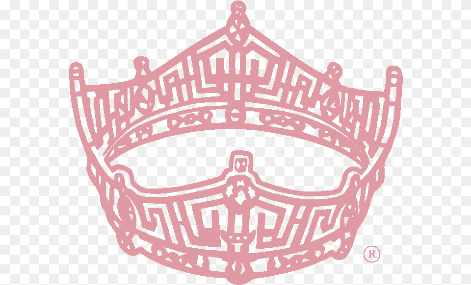 Pink Crown Miss Illinois Miss America Crown Silhouette, Accessories, Jewelry Free Png