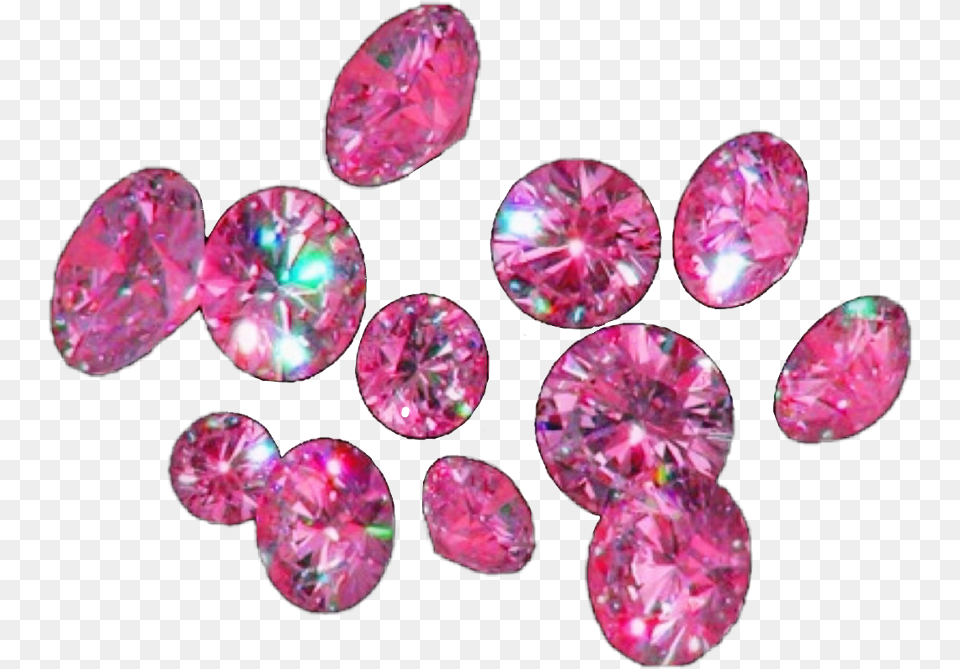 Pink Crystal Diamonds Cristales Rosados Diamantes Rosa Pink Diamonds, Accessories, Gemstone, Jewelry, Mineral Png