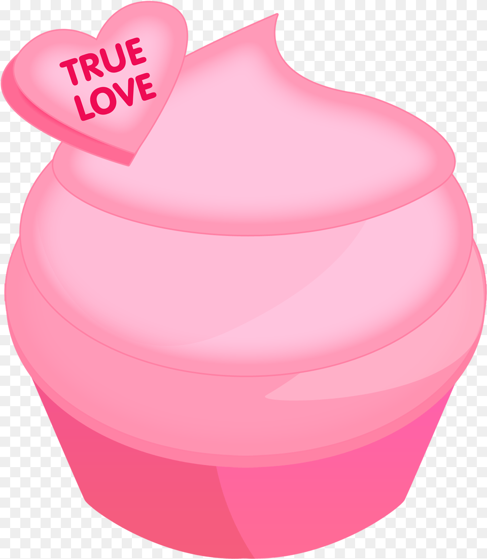 Pink Cupcake Clipart Pink Valentines Day Clipart, Birthday Cake, Cake, Cream, Dessert Free Png Download