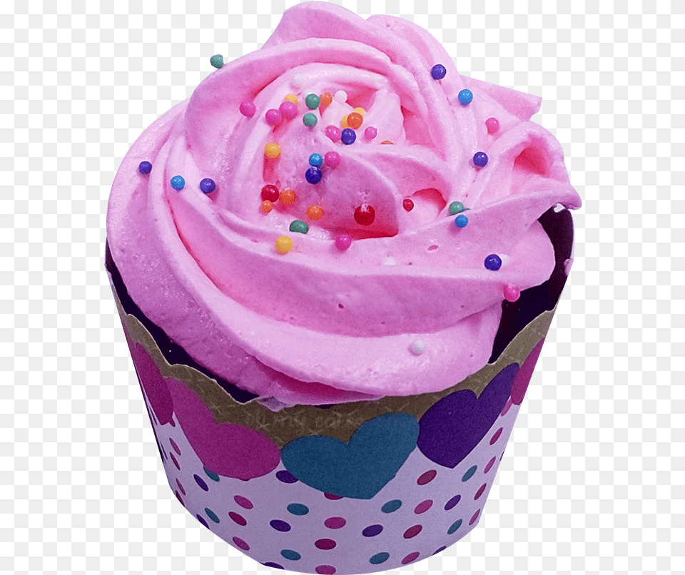 Pink Cupcakes Cupcake, Cake, Cream, Dessert, Food Free Transparent Png