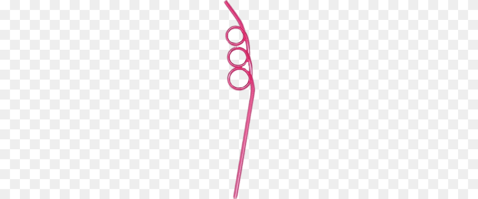 Pink Curly Wurly Straw Transparent, Spiral Free Png Download