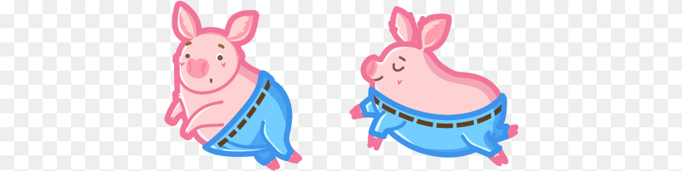 Pink Custom Cursor Browser Extension If A Pig Wore Pants, Animal, Mammal, Bear, Wildlife Free Png