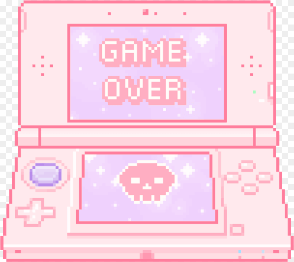 Pink Cute Cutepink Game Over Gameover Games Pink Kawaii, Electronics, Screen, Computer Hardware, Hardware Free Png Download