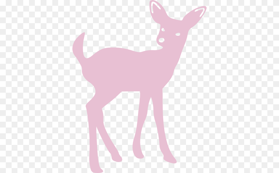 Pink Cute Deer Clip Art, Animal, Mammal, Wildlife, Kangaroo Png Image