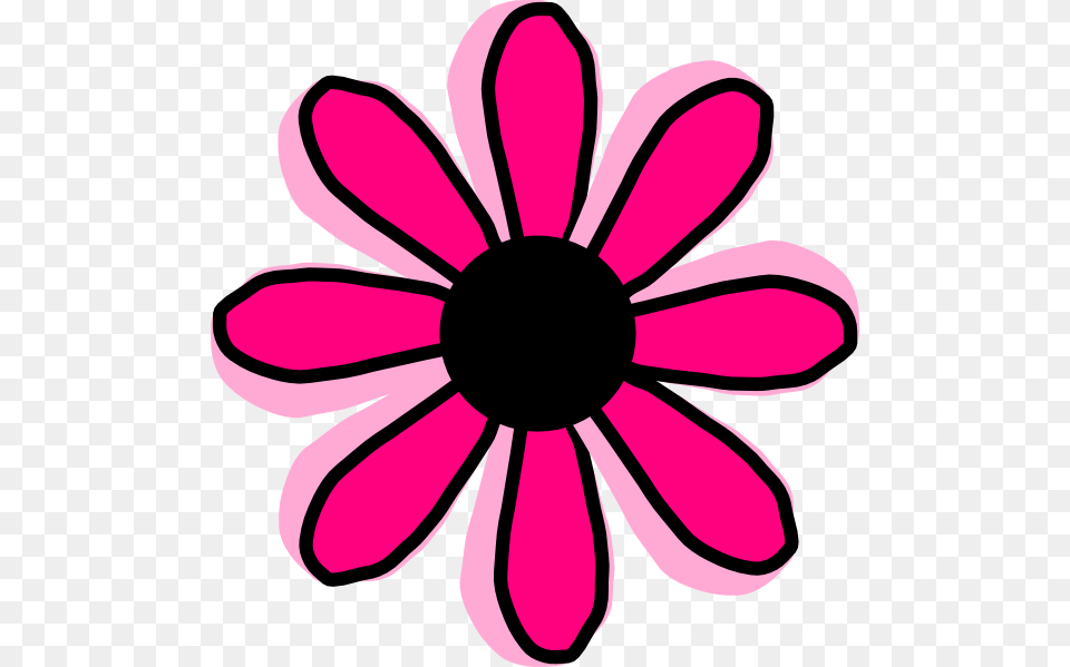 Pink Daisy Clipart Pink Daisy Flower Clipart Clipart Clipart, Petal, Plant, Dahlia, Anemone Png Image