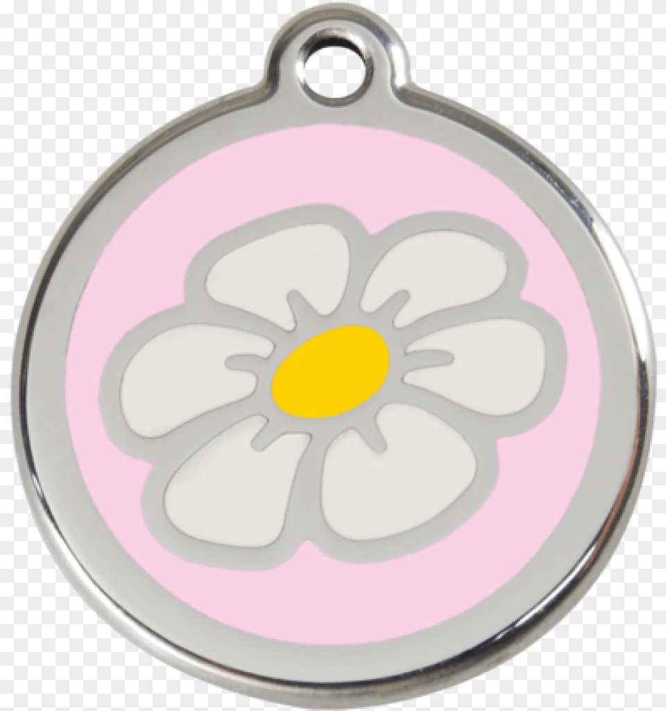 Pink Daisy Pet Tag, Accessories, Pendant, Jewelry, Plate Free Png Download