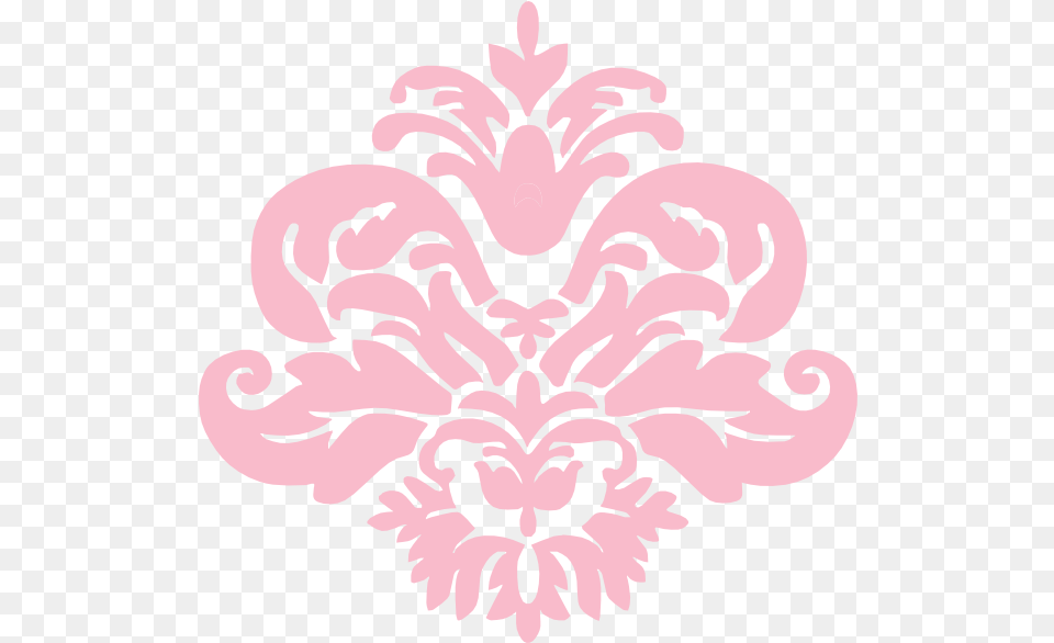 Pink Damask Damask Shape Transparent, Pattern, Art, Floral Design, Graphics Png Image