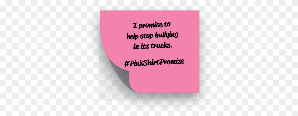 Pink Day Promise, Sticker, Text Free Png