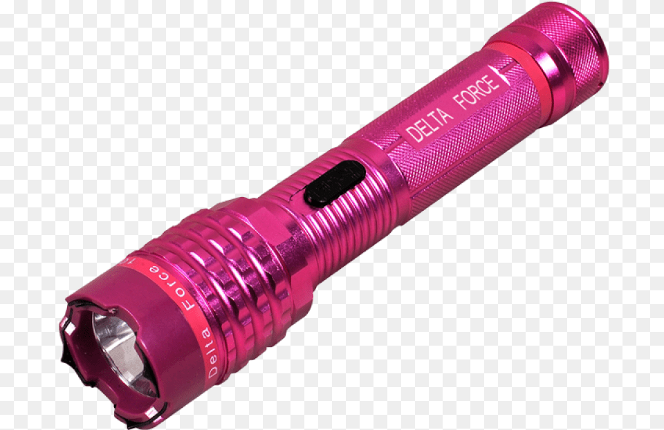 Pink Delta Force Flashlight Stun Gun Delta Force Pink Flashlight Taser, Lamp, Light, Bottle, Shaker Png
