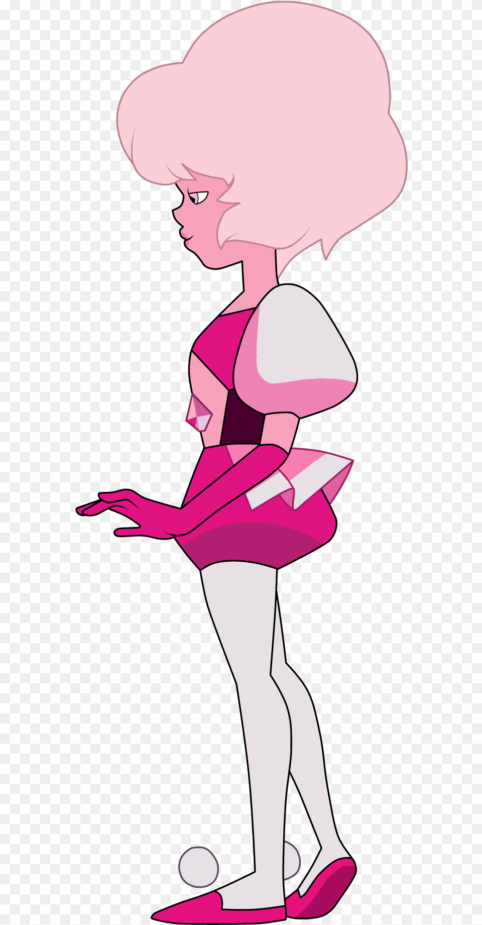Pink Diamond From 39a Sing Pale Rose39 Pink Diamond Su Pink Diamond Steven Universe Transparent, Baby, Person, Cartoon, Dancing Png
