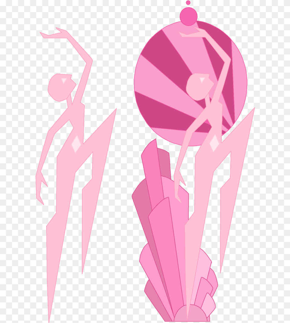 Pink Diamond Mural Base By Twisted Bases Steven Universe Diamond Base, Dancing, Leisure Activities, Person Png Image