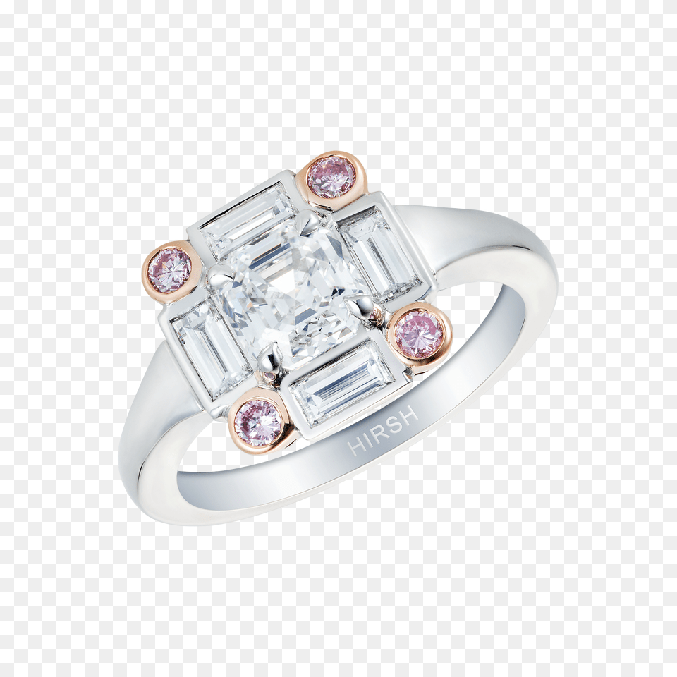 Pink Diamond Ring Ring, Accessories, Jewelry, Silver, Gemstone Free Transparent Png